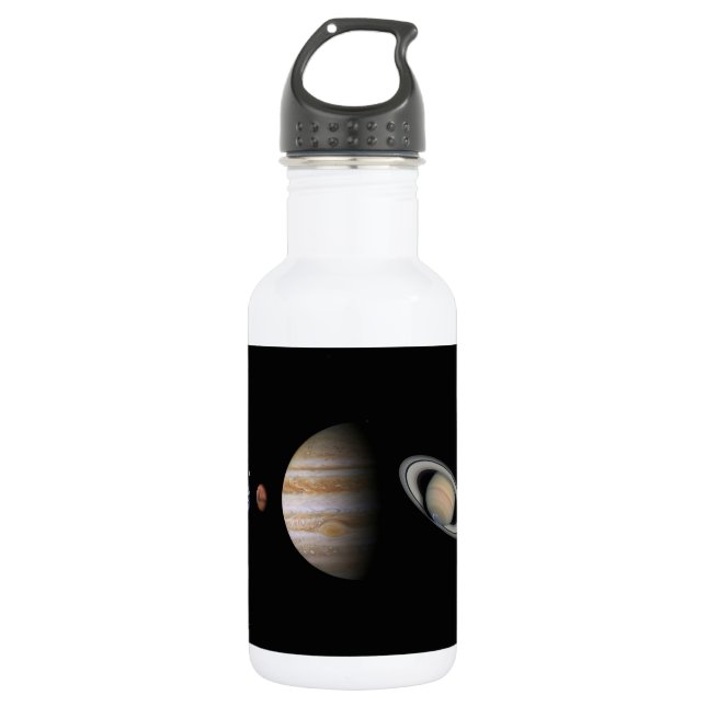 En Acier Inoxydable Bouteille d'eau du système solaire (Devant)
