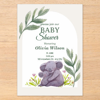 En Acrylique Invitations & Stationery Invitations & Announcemt