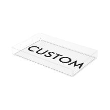 Modèle vide du plateau de service personnalisé