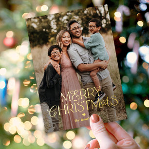 En Aluminium Carte de vœux photo Splendid Mix FOIL Joyeux Noël
