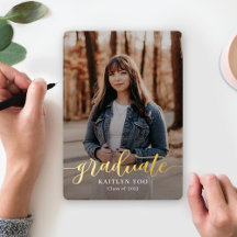 Exquise Goût Foil Graduation Invitation