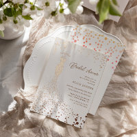 Fête des mariées d'or Foil Invitation