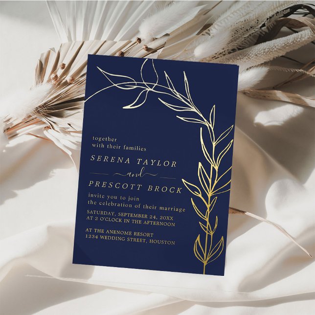 En Aluminium Invitation à huile réelle du Mariage de script min (Créateur téléchargé)