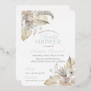 En Aluminium Invitation de douche nuptiale, Fête des mariées BO