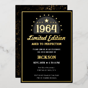 En Aluminium Invitation Édition Limitée 60e Anniversaire
