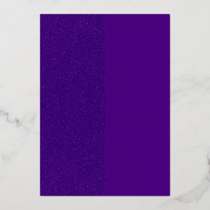En Aluminium Invitation personnalisée avec feuille pourpre déco