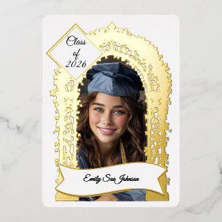 En Aluminium Invitation personnalisée pour une fête de fin d'ét