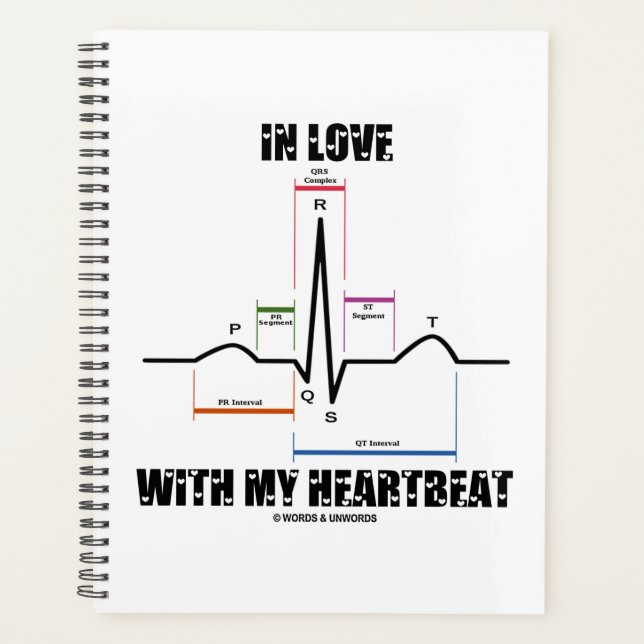 En amour avec mon coeur Electrocardiogramme ECG (Devant)