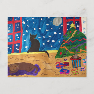 En Attente De La Carte Postale Noël