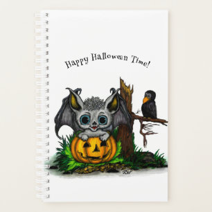 En attente d'Halloween, Bat mignonne et Corbeau