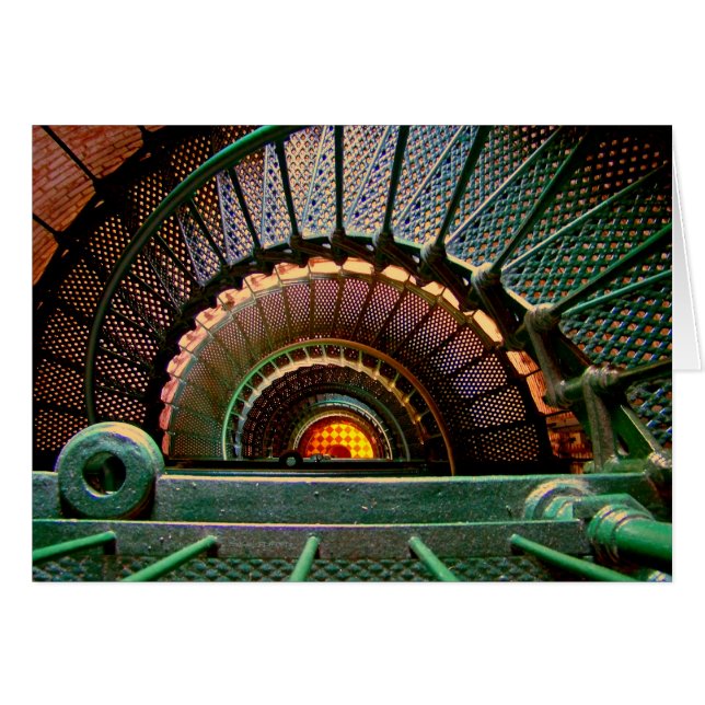 "En bas de l'escalier de phare " (Devant horizontal)