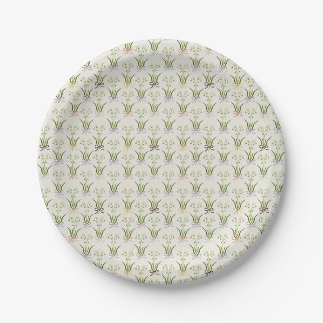 En Carton Assiettes au muguet (Devant)