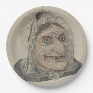 En Carton Assiettes de diner de sorcière