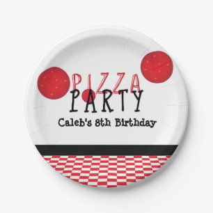 En Carton Assiettes de fête d'anniversaire personnalisées Pe