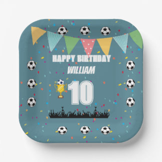 En Carton Assiettes de fête d'anniversaire personnalisées po