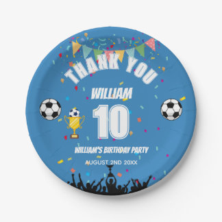 En Carton Assiettes de fête d'anniversaire personnalisées po