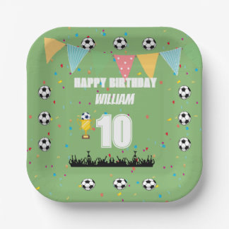 En Carton Assiettes de fête d'anniversaire personnalisées po