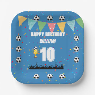 En Carton Assiettes de fête d'anniversaire personnalisées po