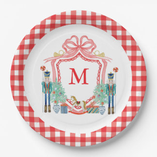 En Carton Assiettes de fête de Noël personnalisées