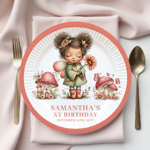 En Carton Assiettes Florales Pastel Pour La 7ème Fête D'anni