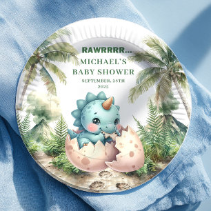 En Carton Assiettes pour Baby Shower Bientôt Éclosion d'un Œ