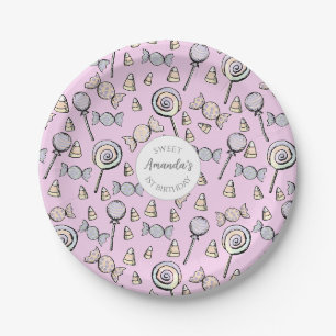 En Carton Assiettes Rose Pastel Petite Douceur