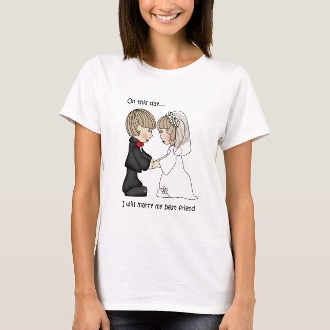En ce jour t-shirt Mariage (Devant)