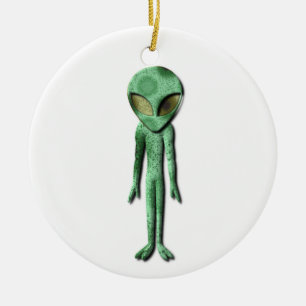 En Céramique Alien étant ornement