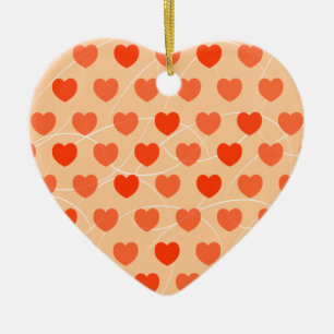 En Céramique Arrière - plan de coeur, ornement