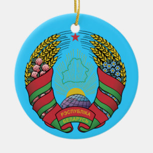 En Céramique BELARUS*- ornement fait sur commande de Noël