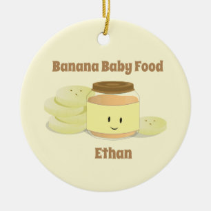 En Céramique Caricature pour bébés Banana  Ornement