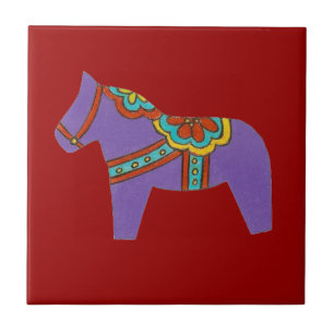 En Céramique Carreau de Cheval Violet