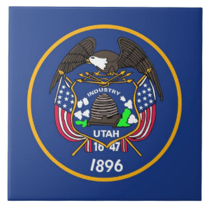 En Céramique Carreau de l'état de l'Utah