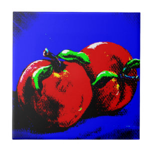 En Céramique Carreau de pommes Abstrait