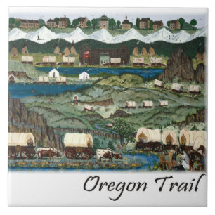 En Céramique Carreau du sentier de l'Oregon