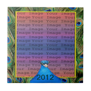 En Céramique Carreau Mariage Peacock