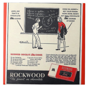 En Céramique Chocolat Co de KRW Rockwood annonçant le carreau