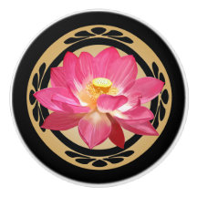  en céramique de bouton de fleur de Lotus