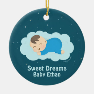 En Céramique Décoration de chambre pour bébé garçon endormi ave