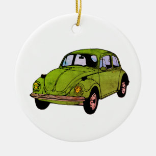 En Céramique Hippie Voiture Dessin Cercle Ornement