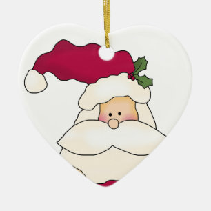 En Céramique Ho Ho Père Noël Keepsaké Ornement