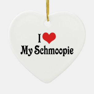 En Céramique J'adore mon ornement Schmoopie