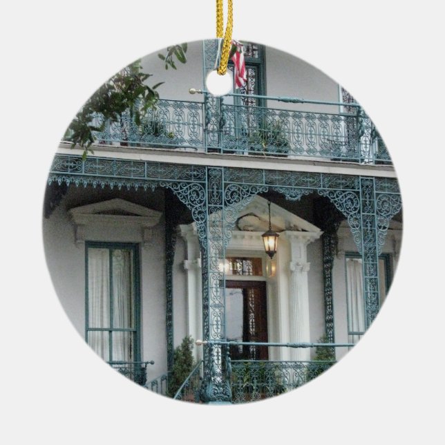 En Céramique John Rutledge House Inn, Charleston SC Ornement (Devant)