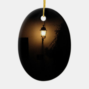 En Céramique Lampe de nuit de la rue Ornement ovale