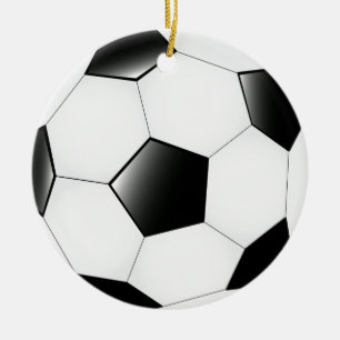 En Céramique Le double a dégrossi ornement de ballon de