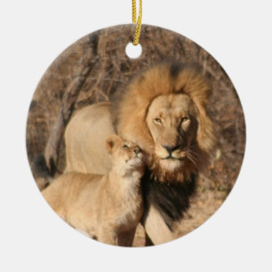 En Céramique Lion et ornement de CUB