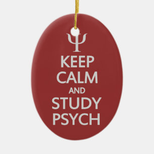 En Céramique Maintenez ornement calme et d'étude de Psych de