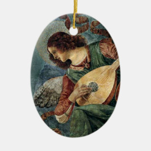 En Céramique Musicien d'ange - ornement