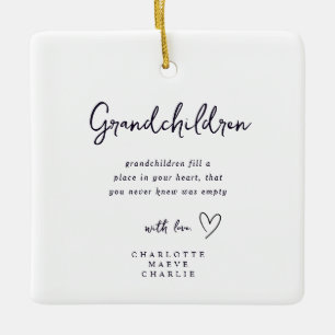 En Céramique Nouveaux grands-parents Mémé Papi Cadeau Ornement