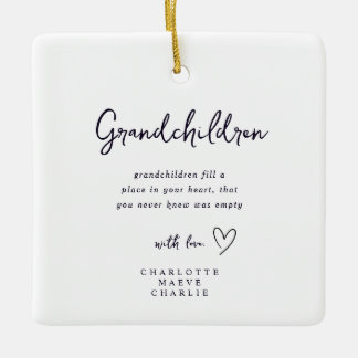 En Céramique Nouveaux grands-parents Mémé Papi Cadeau Ornement